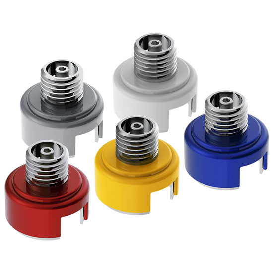 2 Inch Bright Colored Thread On Shift Knob Adapter, M30 X 3 1/ For Eaton Fuller Style 13/15/18 Speed