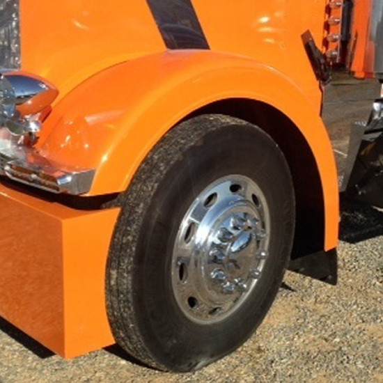 Fiberglass Front Fenders For Peterbilt 389, 389 Glider