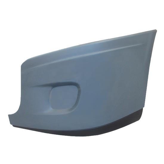 Bestfit Plastic Bumper End Without Fog Cutout For Freightliner Cascadia 113, 125