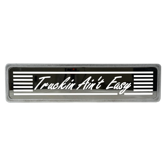 5 X 20 Inch Truckin Aint Easy Step Plates By Chrome Shop Mafia