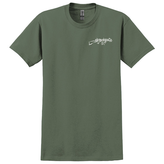 Csm Logo Military Green Crewneck T-Shirt