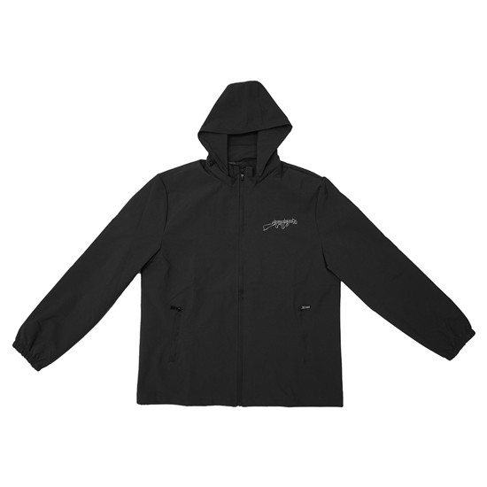 Chrome Shop Mafia Black Jacket With Tommy Gun Logo