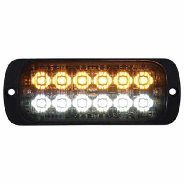 12 High Power LED Super Thin Warning Light - Amber LED & White LED
