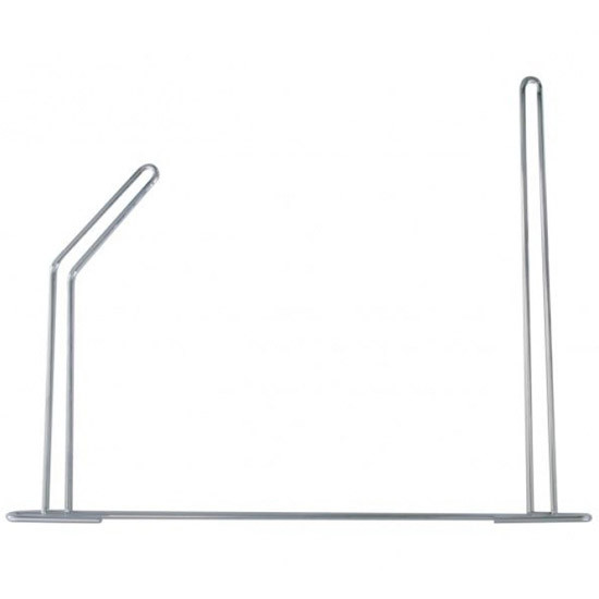 24 Inch 18 X Chrome Angled Anti-Sail Brackets For Mud Flaps