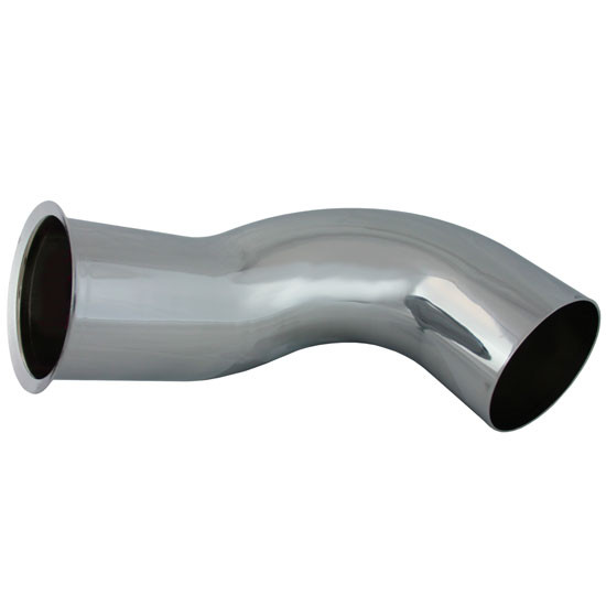 5 Inch Od Multi-Bend Turbo Exhaust Down Pipe - Short Fits Peterbilt 389, 388, 386 With Detroit / Cat Engine