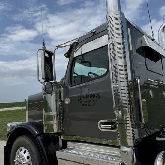 5 Inch Stainless Steel Door Window Chops By Iowa Customs Fits Peterbilt 589
