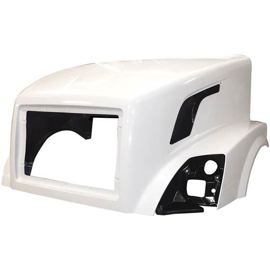 Fiberglass Hood W/ 56 Inch Centerline & Fenders By Jones Performance Replaces 20534773 Fits Volvo VNL Gen II Long Hood