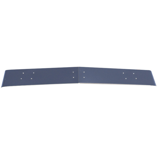 11 Inch Stainless Steel Drop Visor Turnpike Truck Trim Fits Kenworth T680 & T880 Day Cab W/ 2 Piece Windshields