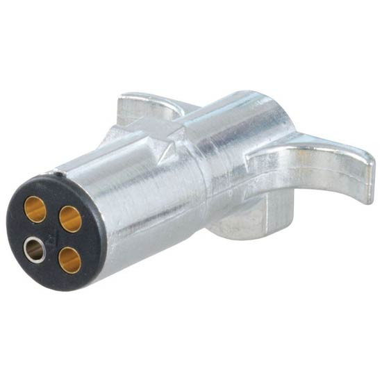 Trailer-Side 4-Way Round Connector Plug