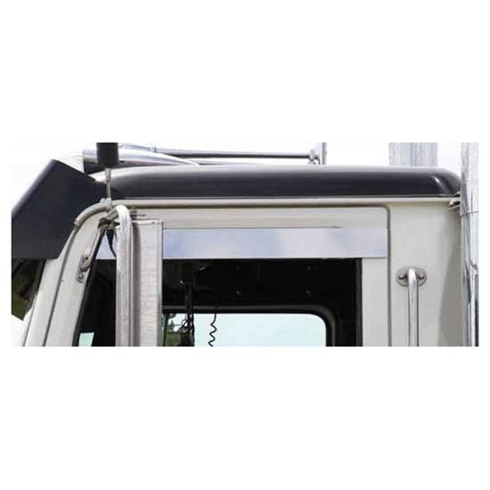 5.75 Stainless Steel Door Chops By Roadworks Fits Western Star 4964 Constellation W/ Door Mounted Mirrors