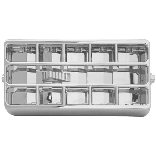 Chrome Plastic Ac Vent With Adjustable Louver For Peterbilt 357, 378, 379, 385