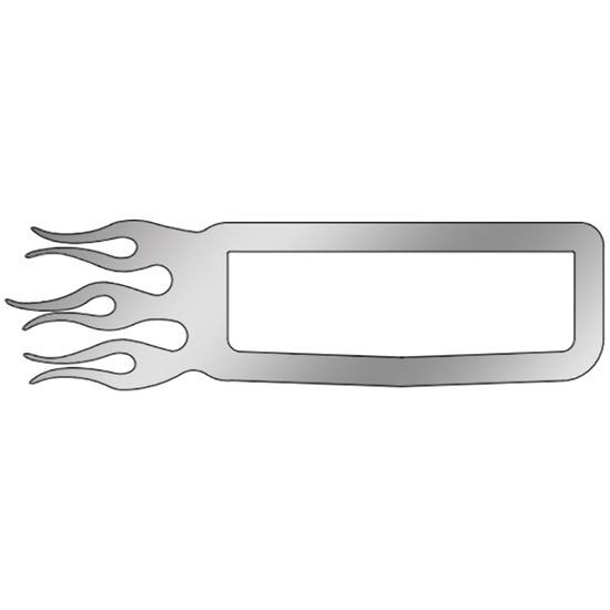 Stainless Steel Flames Logo Trim For International Hx520