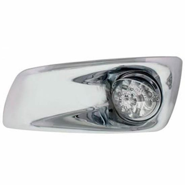 Bumper Light Bezel W/17 Amber LED/Clear Lens Single Function Light Watermelon Style With Visor Driver Side  For KW T660