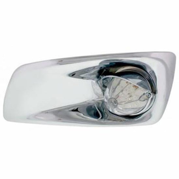 Bumper Light Bezel W/19 Amber LED/Clear Lens Single Function Light Watermelon Style With Visor Driver Side  For KW T660 07-17