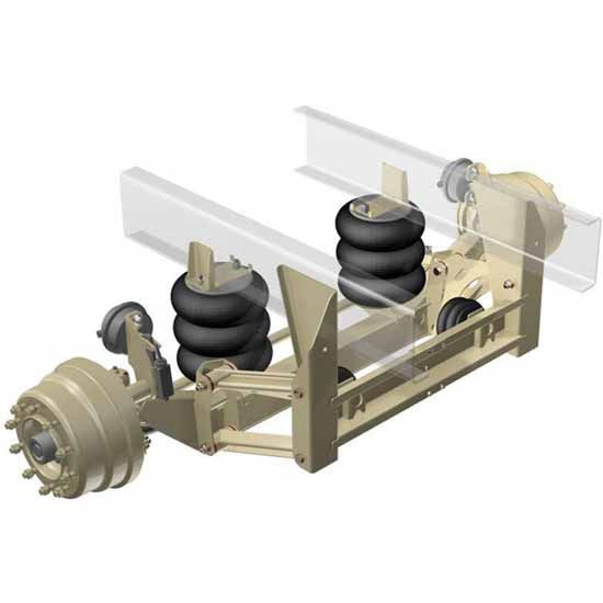 Ridewell Rss-233 Steerable Lift Axle With 13,200 Pound Capacity