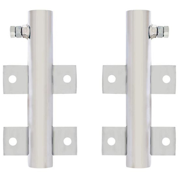 Chrome Warning Flag Holders