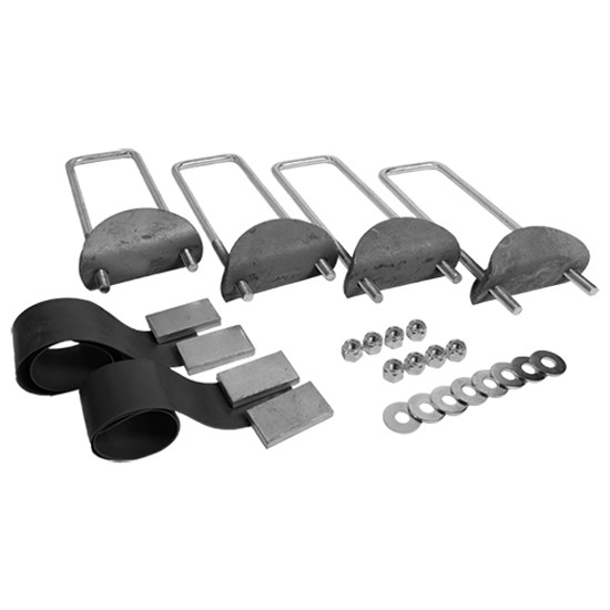 14 Inch Merritt Dyna-Drom Deck Mounting Kit With Bolts For 8 Foot + Cab Rack Deck