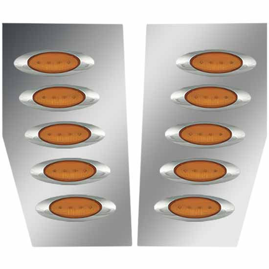 Stainless Steel Cowl Panels By Roadworks Fits Western Star Constellation LOWMAX