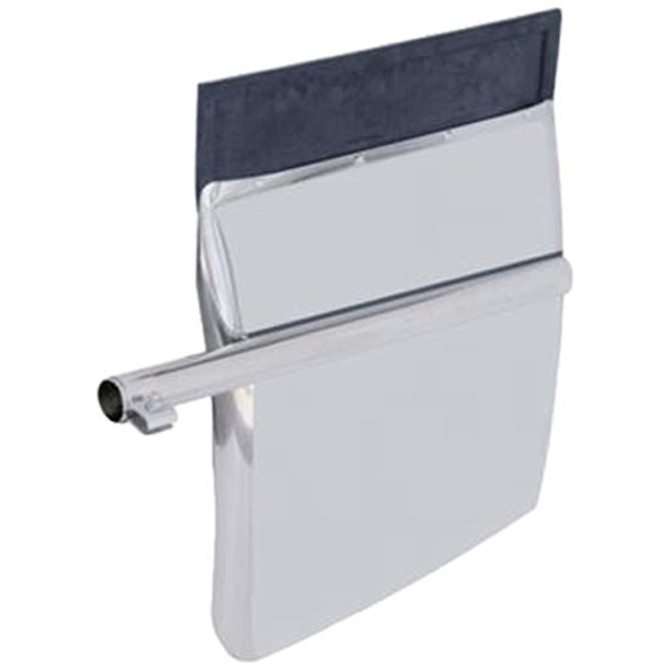 Stainless Steel Quarter Fender W/ Tube Bracket, Internal Mounting System, 24 x 27 Inch
