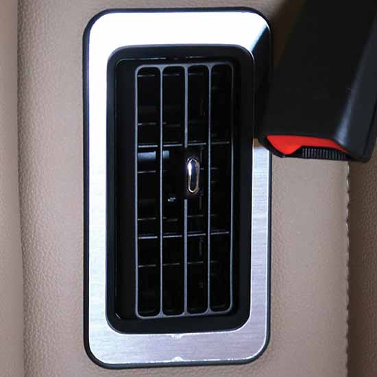 Stainless Steel Interior Sleeper Vent Trim By Roadworks Fits Kenworth T680, T880, W990