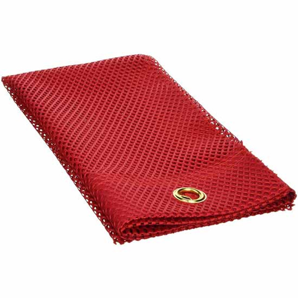 TPHD 24 X 24 Inch Red Nylon Mesh Safety Flag W/ 2 Grommets