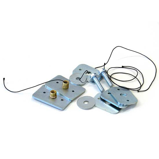 Merritt Mounting Kit For Light Duty Cab Rack W/ Plates & Clamps, Universal Fit