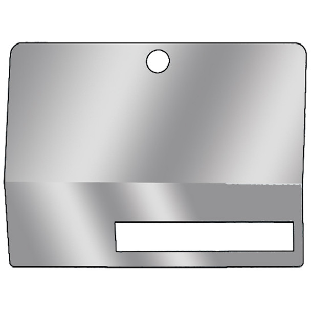 Kenworth TPHD Stainless Steel Glove Box Cover With Cutout For Logo