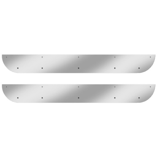 Stainless Steel Solid Door Kick Panel For Peterbilt 359