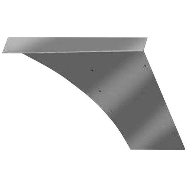 Stainless Steel Lower Hood Panels For Peterbilt 359 Extended Hood
