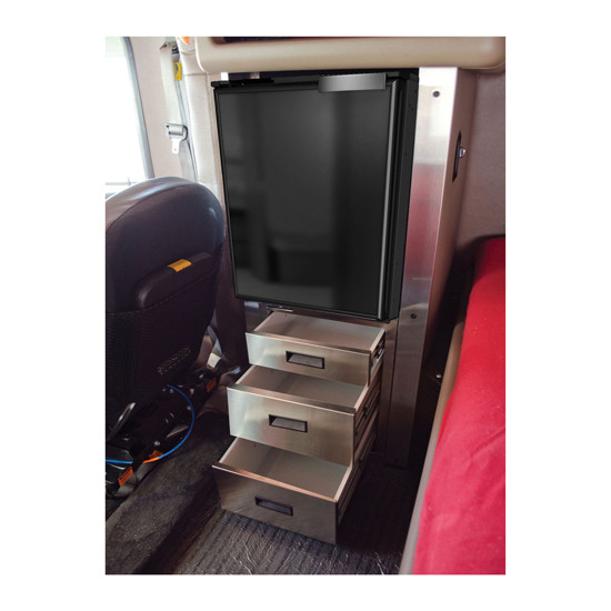 Refrigerator Storage Kit, Passenger Side For Peterbilt 389 W/ 63 Inch Sleeper