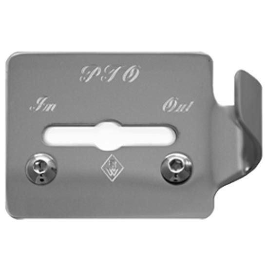 Rockwood Stainless Steel Power Take Off Switch Plate For Peterbilt 359