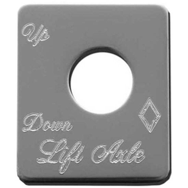 Rockwood Stainless Steel Lift Axle Switch Plate For Peterbilt
