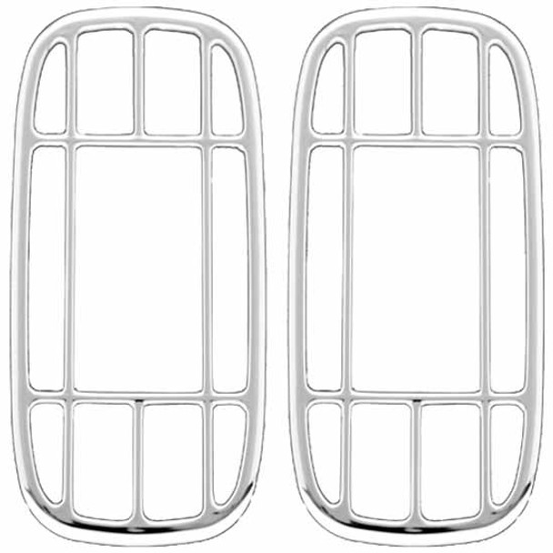 Rockwood Chrome Vent Covers, 2 Pack For Peterbilt