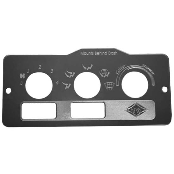 Rockwood Stainless Steel AC Control Plate For Peterbilt