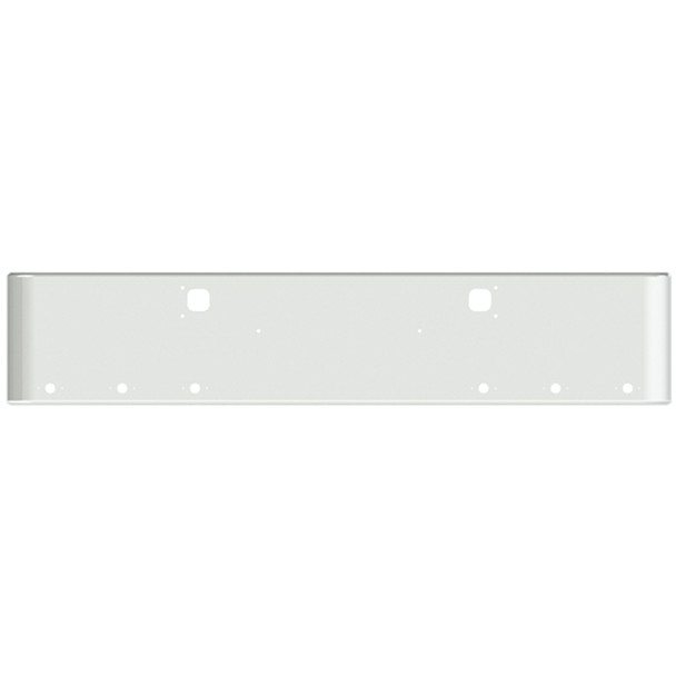 18 Inch Chrome Steel Texas Square Rolled End Bumper W/ Mounting & Tow/Hitch Holes 6 M1 Millennium Light Holes For Kenworth W900L 1982-2010 18 Inch Chrome Steel Texas Square Rolled End Bumper W/ Mounting & Tow/Hitch Holes 6 M1 Millennium Light Holes For Kenworth W900L 1982-2010