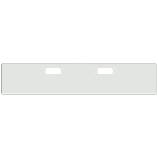 Chrome 20 Inch Texas Boxed End Bumper W/ Tow Holes For Peterbilt 352 & 359