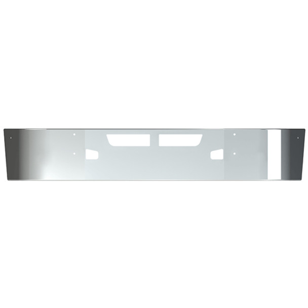 16 Inch Chrome Wrap Around Bumper W/ Tow & Vent Holes For Kenworth T660