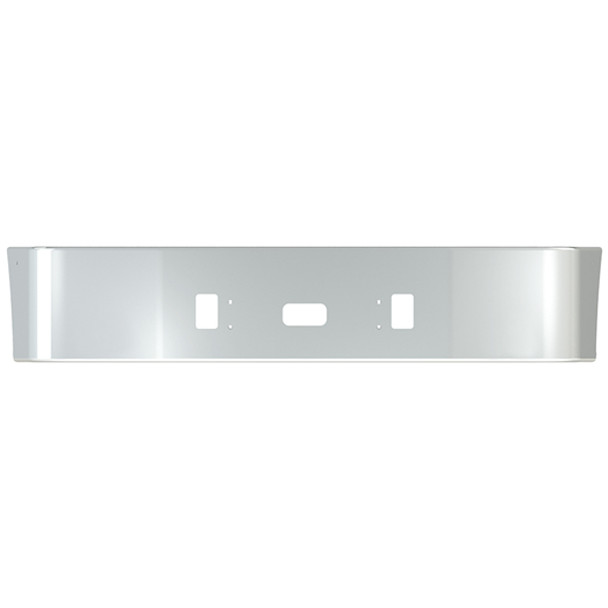 20 Inch Chrome Bumper, 10 Gauge W/ Tow & Step Holes For Freightliner Century 1996-2004