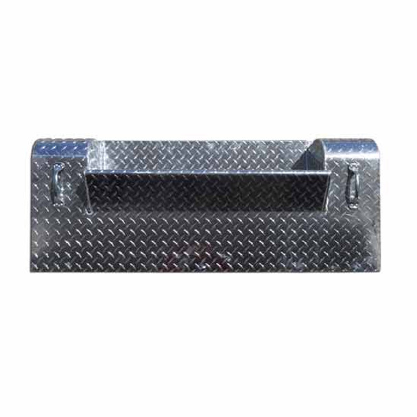 BESTfit 45 Inch Diamond Plate Battery Box Cover For Kenworth W900A & W900B 1984-Older W/ Center Step