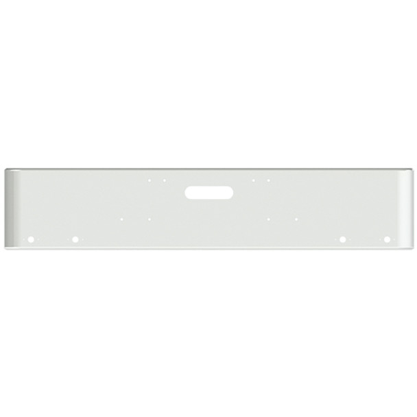 20 Inch Chrome Steel Texas Square Bumper W/ Mounting & Tow/Hitch Holes 4 M1 Millennium Light Holes For Freightliner FLD Classic & Cabover SFA 1984-1999