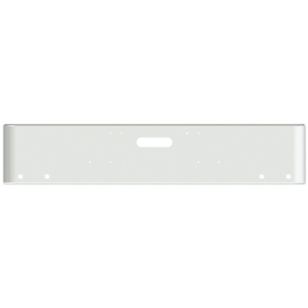 22 Inch Chrome Steel Texas Square Bumper W/ Mounting & Tow/Hitch Holes 4 M3 Or P3 Light Holes For Freightliner FLD Classic & Cabover SFA 1984-1999