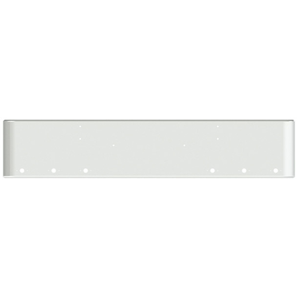 18 Inch Chrome Steel Texas Square Rolled End Bumper W/ Mounting Holes Only 6 M1 Millennium Light Holes For Kenworth W900L 1982-2010 18 Inch Chrome Steel Texas Square Rolled End Bumper W/ Mounting Holes Only 6 M1 Millennium Light Holes For Kenworth W900L 1982-2010