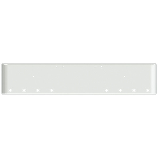 22 Inch Chrome Steel Texas Square Bumper W/ Mounting Holes Only 8 M3 Or P3 Light Holes For Freightliner Classic 2002-2007