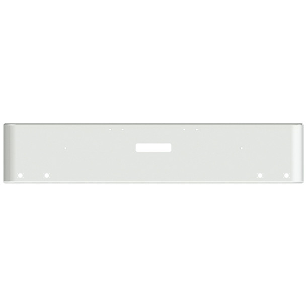 20 Inch Chrome Steel Texas Square Bumper W/ Mounting & Tow/Hitch Holes 4 M3 Or P3 Light Holes For Freightliner Classic 2002-2007