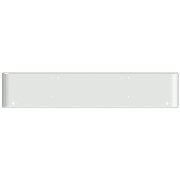 20 Inch Chrome Steel Texas Square Bumper W/ Mounting Holes Only 2 M1 Millennium Light Holes For Freightliner FLD Classic XL 2008-2010