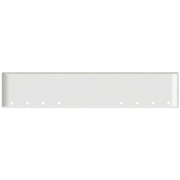 20 Inch Chrome Steel Texas Square Bumper W/ Mounting Holes Only 8 M3 Or P3 Light Holes For Freightliner FLD Classic XL 2008-2010