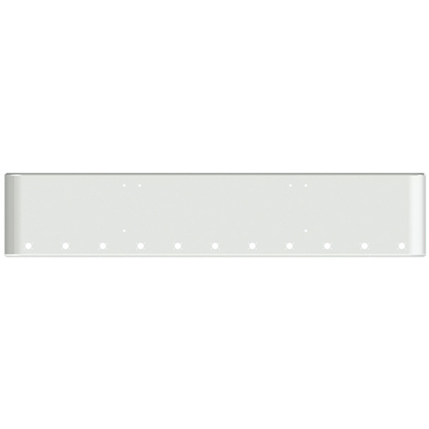 22 Inch Chrome Steel Texas Square Bumper W/ Mounting Holes Only 11 M3 Or P3 Light Holes For Freightliner FLD Classic XL 2008-2010