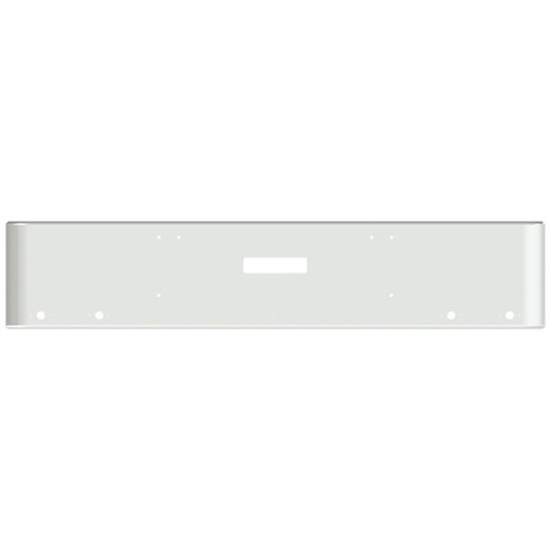 20 Inch Chrome Steel Texas Square Bumper W/ Mounting & Tow/Hitch Holes 4 M1 Millennium Light Holes For Freightliner FLD Classic XL 2008-2010