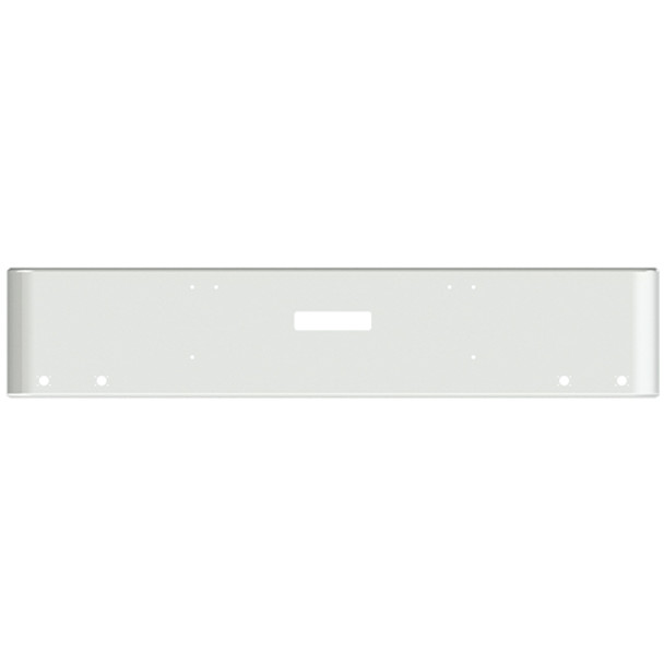 20 Inch Chrome Steel Texas Square Bumper W/ Mounting & Tow/Hitch Holes 4 M3 Or P3 Light Holes For Freightliner FLD Classic XL 2008-2010