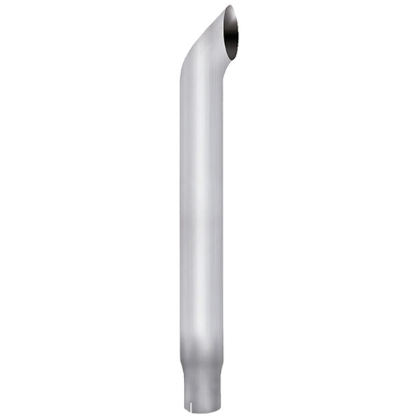 BESTfit Chrome Curve Turn Exhaust Stack - 84 Inch X 7 to 5 Inch ID